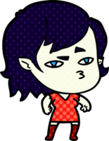 cartoon vampire girl png