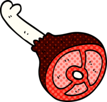 cartoon doodle meat joint png