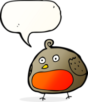 cartoon robin with speech bubble png