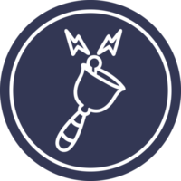 ringande klocka cirkulär ikon symbol png