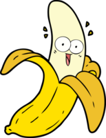 banana feliz louca dos desenhos animados png
