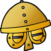 casco medieval de dibujos animados png