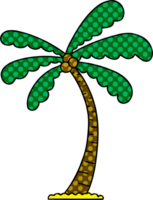 grappig boek stijl eigenzinnig tekenfilm palm boom png