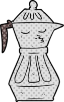 cartoon coffee pot png