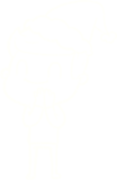 desenho de giz de homem de natal png