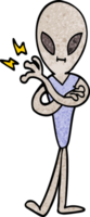 alienígena de desenho animado png