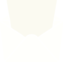 mão desenhado peculiar desenho animado carta e envelope png