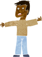 cartoon surprised man png