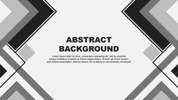 Abstract Grey Background Design Template. Abstract Banner Wallpaper Illustration. Abstract Grey Banner vector