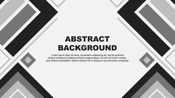 Abstract Grey Background Design Template. Abstract Banner Wallpaper Illustration. Abstract Grey Flag vector