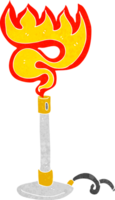 cartoon bunsen burner png