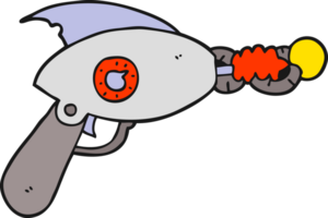 pistola de rayos de dibujos animados png