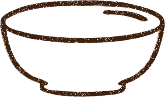 Bowl Charcoal Drawing png