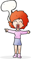 cartoon stressed out woman talking with speech bubble png