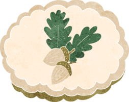 cartoon acorn symbol png