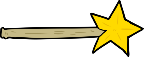 baguette magique étoile de dessin animé png