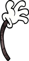 cartoon doodle of a hand gesture png