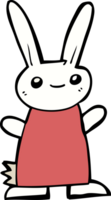 lapin de dessin animé mignon png