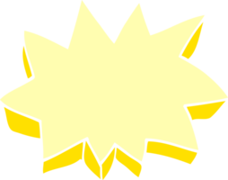 dekorative explosion des cartoon-doodles png