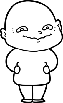 cartoon creepy guy png