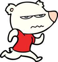 angry bear polar cartoon png