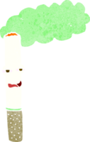 cartone animato contento sigaretta png