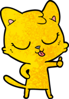 happy cartoon cat png