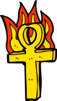 símbolo de desenho animado ankh png