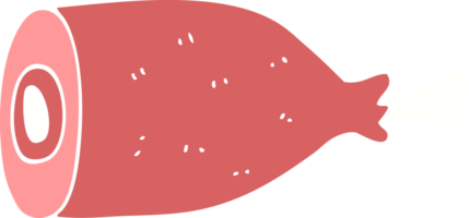 piatto colore illustrazione di carne png