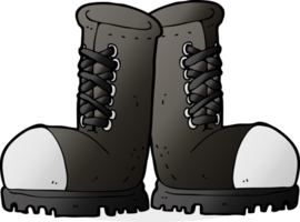 cartoon steel toe cap boots png