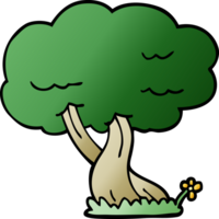 Cartoon-Doodle-Baum png