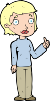 cartoon woman giving thumbs up symbol png