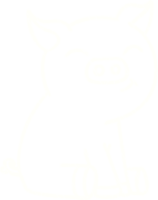 dessin à la craie de cochon png