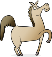 funny cartoon horse png