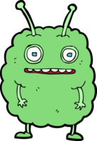 cartoon funny alien monster png