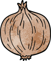 cartoon doodle onion png