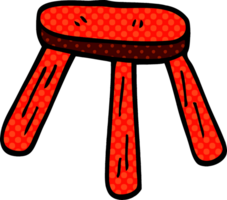 dessin animé doodle tabouret bas png