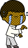 cartoon man crying png