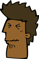 cartoon unhappy man png