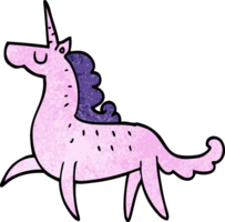 cartone animato scarabocchio magico unicorno png