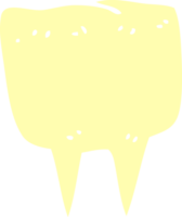 dente de desenho animado png