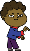 cartoon angry man png