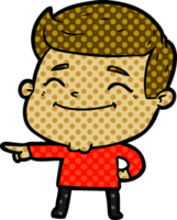 hombre feliz de dibujos animados png