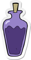 autocollant d'une potion de dessin animé png