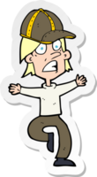 sticker of a cartoon scout png