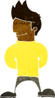 tecknad glad man png