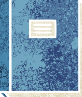 retro illustratie stijl tekenfilm van een studie boek png