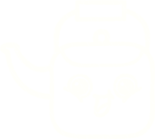 Teapot Chalk Drawing png