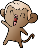 cartoon laughing monkey png