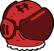 capacete de astronauta de desenho animado png